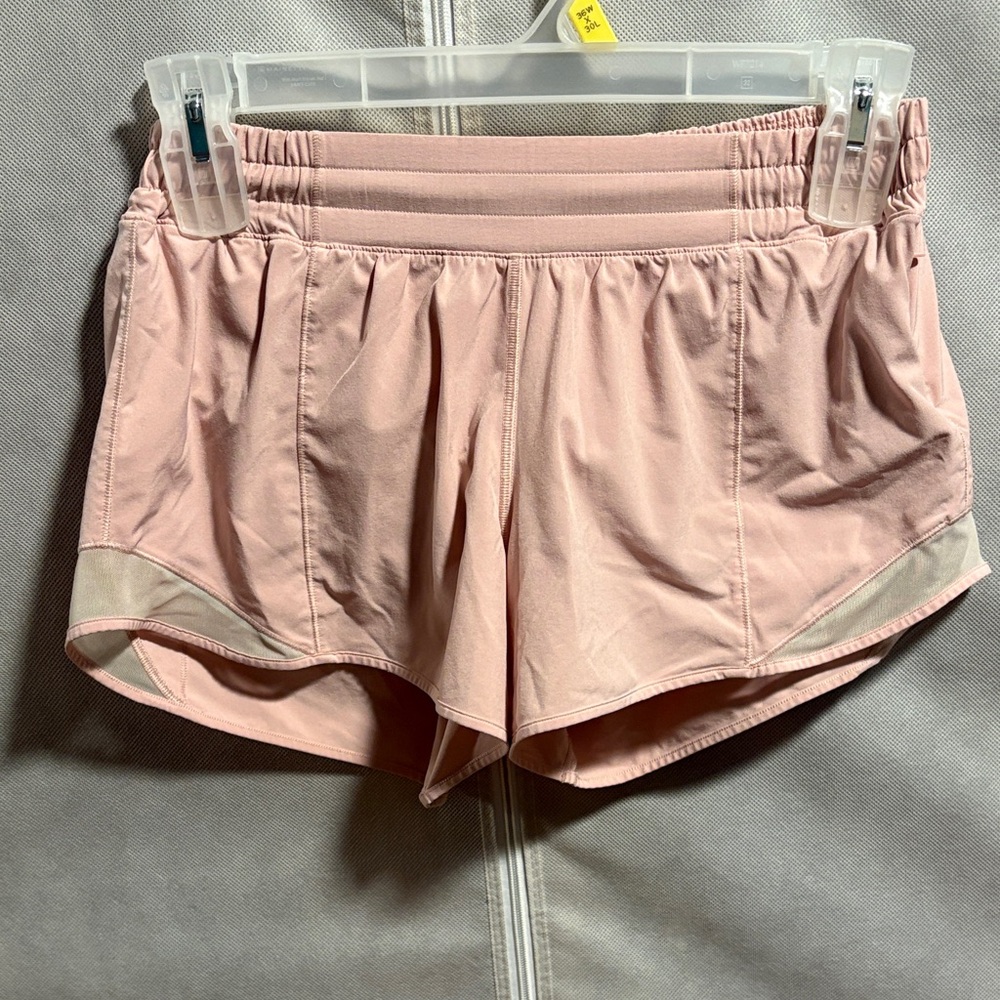 Lululemon Athletica Light Pink Athletic Shorts